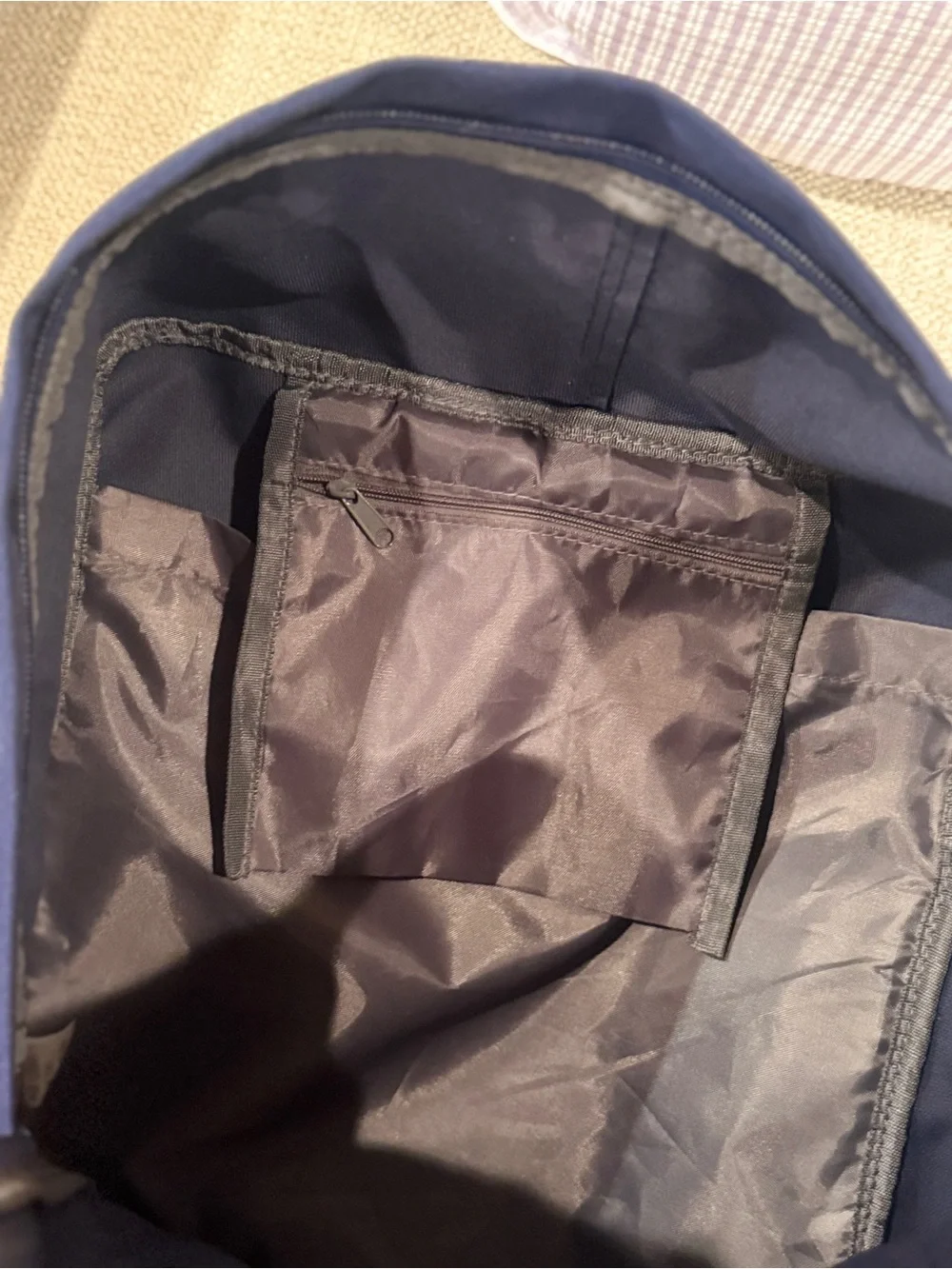 Navy Canvas Backpack - Versatile Bag